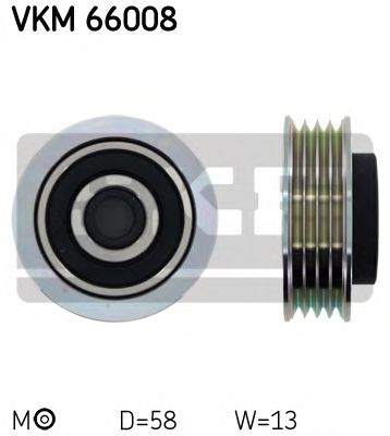 VKM 66008 SKF Ролик модуля натягувача ременя1